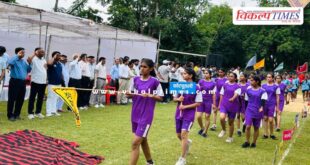 Collector inaugurated the 69th State Level Netball Girls Category Competition in Sawai Madhopur