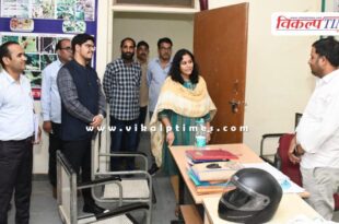 Divisional Commissioner Dr. Tina conducted a surprise inspection of the arrangements in sawai madhopur