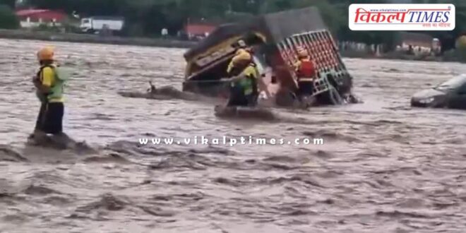 Rivers in spate after heavy rains in Uttarakhand