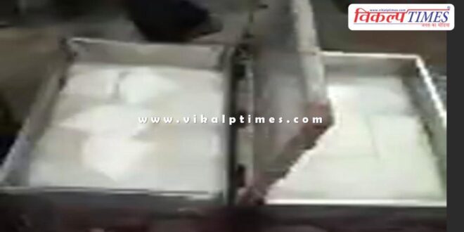 paneer made from oil-milk powder destroyed in jaipur