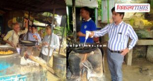 20 kg of jalebi, 30 kg of used oil and 70 kg of spices destroyed in sawai madhopur