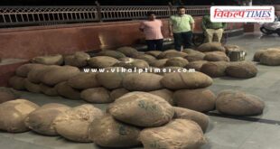 50 quintals of mawa coming from Agra was recoverd at Sawai Madhopur railway station.