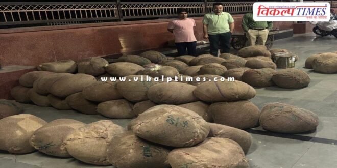 50 quintals of mawa coming from Agra was recoverd at Sawai Madhopur railway station.