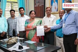 A cheque of Rs 60,000 was handed over for school development in sawai madhopur