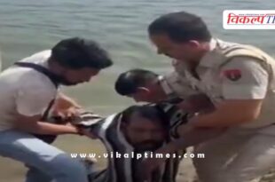 A young man jumped into the Chambal river in Kota