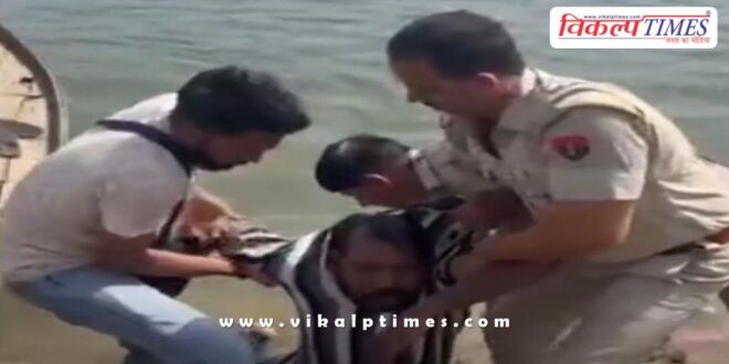 A young man jumped into the Chambal river in Kota