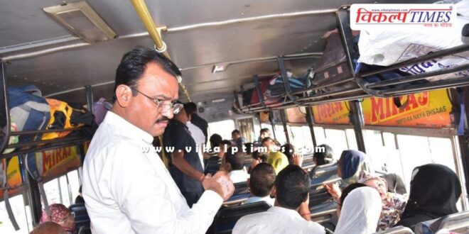 Deputy CM Dr. Premchand Bairwa conducted a surprise inspection of roadways and private buses.