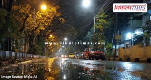 Drizzle rain continues in Kota since late night