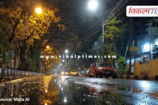 Drizzle rain continues in Kota since late night