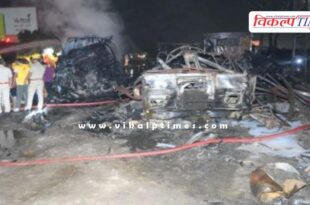 Fire incident in jaipur ajmer highway