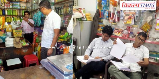Food Safety Department takes action in the city, Alanpur and Ranthambore Road in sawai madhopur