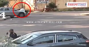 High speed car collides with bike in kota