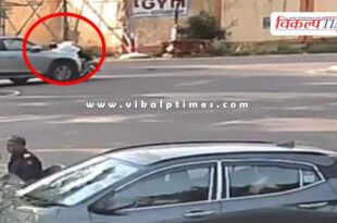 High speed car collides with bike in kota