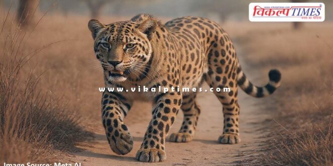 Panther movment in bonli sawai madhopur