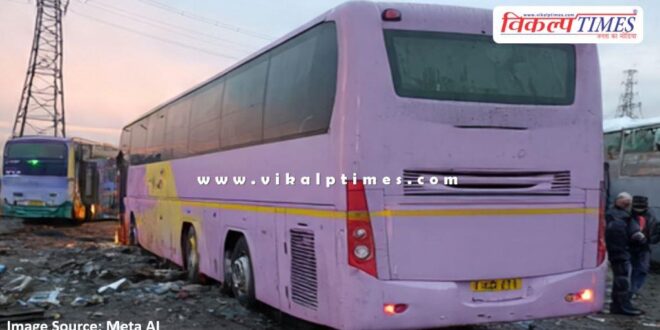 Sleeper buses confiscated for violating the bus body code in jaipur