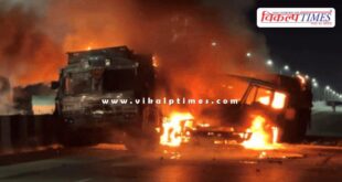 Truck and trailer accident in chittorgarh