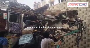 Truck falls off expressway in kota