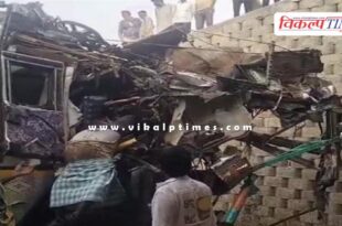 Truck falls off expressway in kota