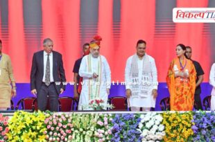 Union Home Minister Amit Shah gave the gift of development works worth Rs 9,300 crore to the state.