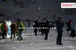 climbers trekking Mount Everest rescue operation