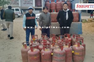 480 cylinders, 6 pickups, refilling machines recovered in jaipur