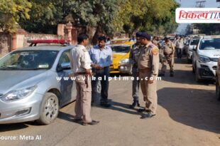 64 vehicles were challaned for not follow traffic rules in sawai madhopur