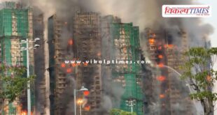 A massive fire broke out in a residential area in Hong Kong