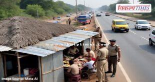 Major action against eateries on Delhi-Mumbai Expressway in bonli area