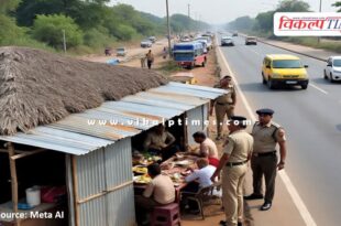 Major action against eateries on Delhi-Mumbai Expressway in bonli area