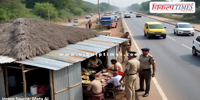 Major action against eateries on Delhi-Mumbai Expressway in bonli area