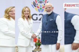 PM Narendra Modi and Georgia Meloni meet in g-20 summit