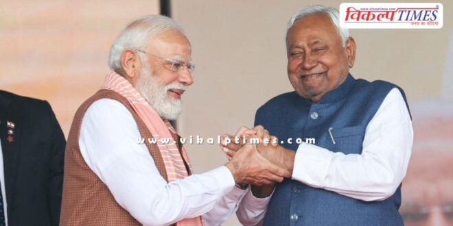PM Narendra Modi wishes to Nitish Kumar's new term