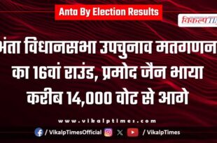 Pramod Jain Bhaiya won by around 14,000 votes.