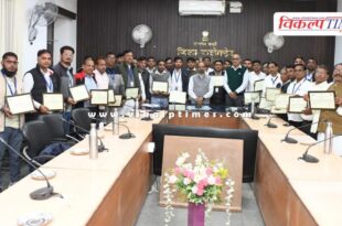 SIR 2026 BLOs with 100% digitization in Sawai madhopur honored