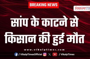 Snake Farmer farming nimod hariji village kota news 26 Nov 25