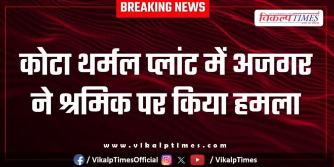 Thermal power plant kota python worker news 24 Nov 25