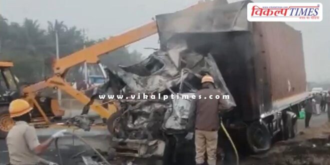 Bus accident near Gorlathu village in Chitradurga district on National Highway 48