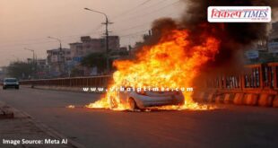 Car fire incident in kota 26 Dec 25