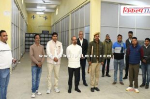 District Election Officer inspected the EVM-VVPAT warehouse in sawai madhopur