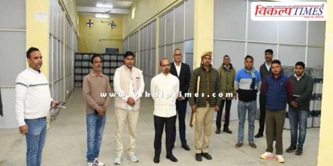 District Election Officer inspected the EVM-VVPAT warehouse in sawai madhopur