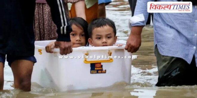 Indonesia floods, struggle for food and water