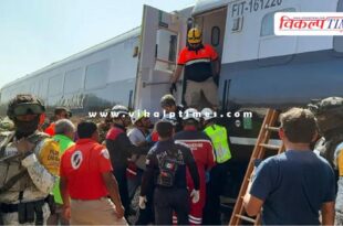 Major train accident in Mexico