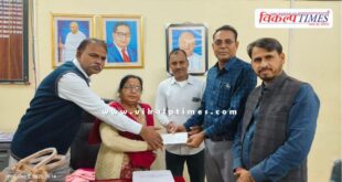 On retirement, the teacher donated Rs 21,000 to the school in sawai madhopur
