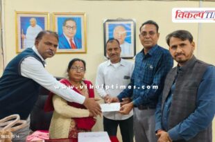 On retirement, the teacher donated Rs 21,000 to the school in sawai madhopur