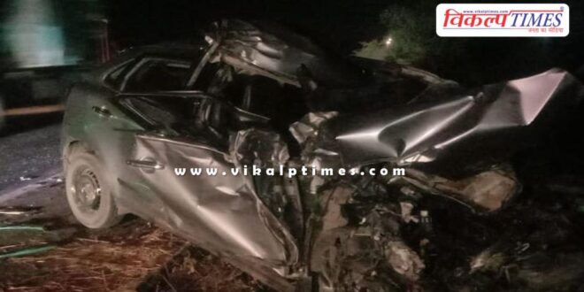 Truck and car accident in baran Rajasthan