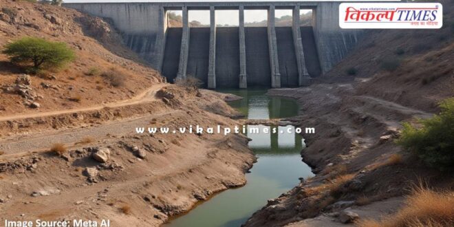 Water did not reach the canals of Morasagar Dam in Bamanwas.