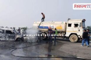 accident on the Purvanchal Expressway in Barabanki, UP