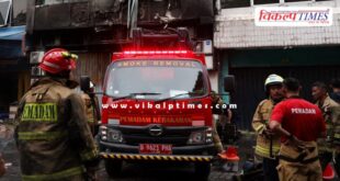 fire in Indonesia's capital Jakarta