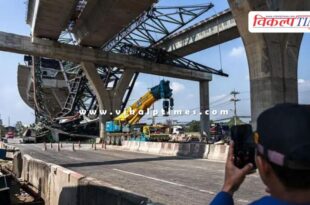 Crane accident in Bangkok thailand