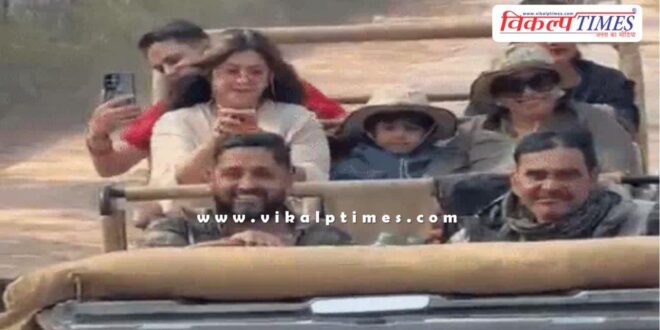 Filmmaker Ekta Kapoor visits Ranthambore National Park